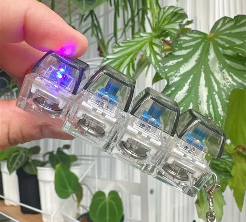 Keyboard Fidget Clicker Keychain
