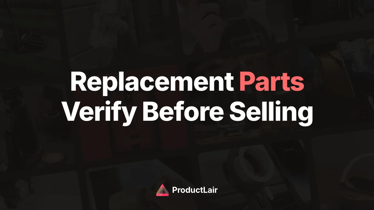 Dropshipping Replacement Parts: 5 Listing Checks