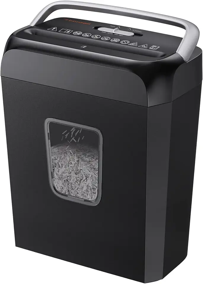 6-Sheet Crosscut Paper Shredder