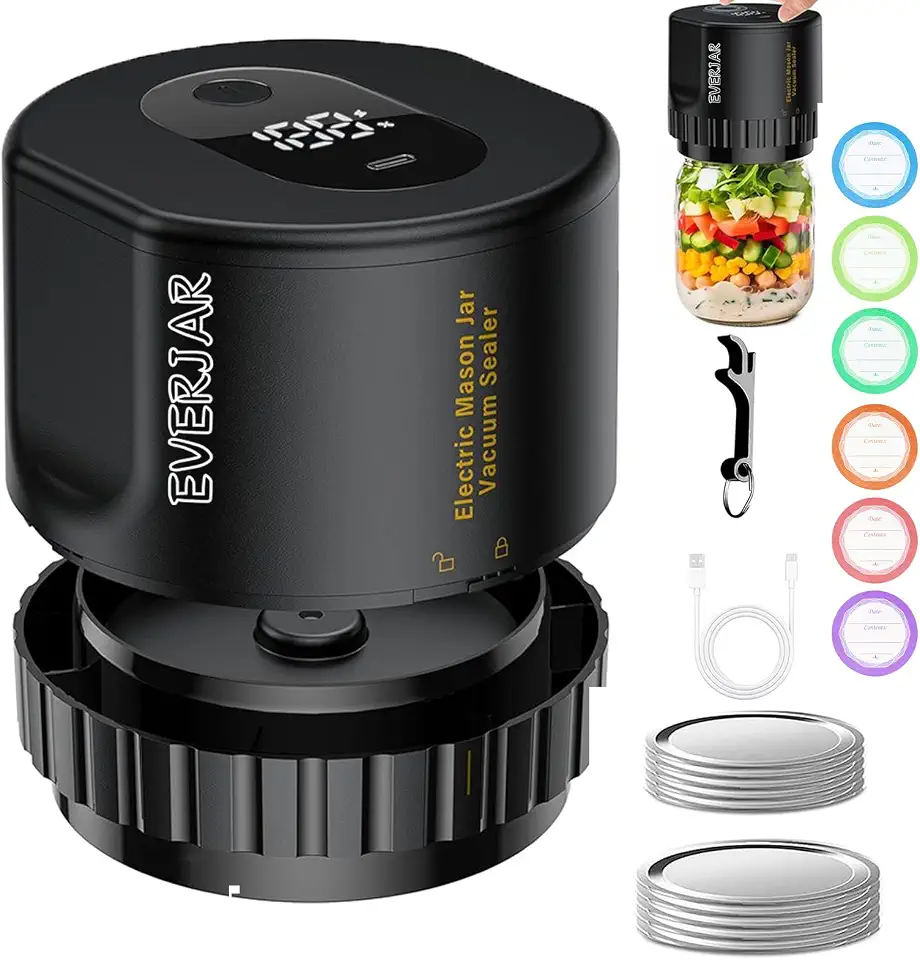 Electric Mason Jar Vacuum Sealing Kit