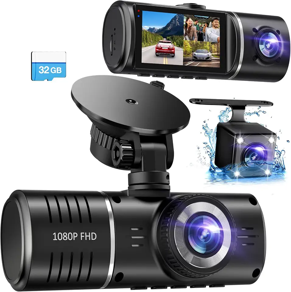 3 Channel Dash Cam