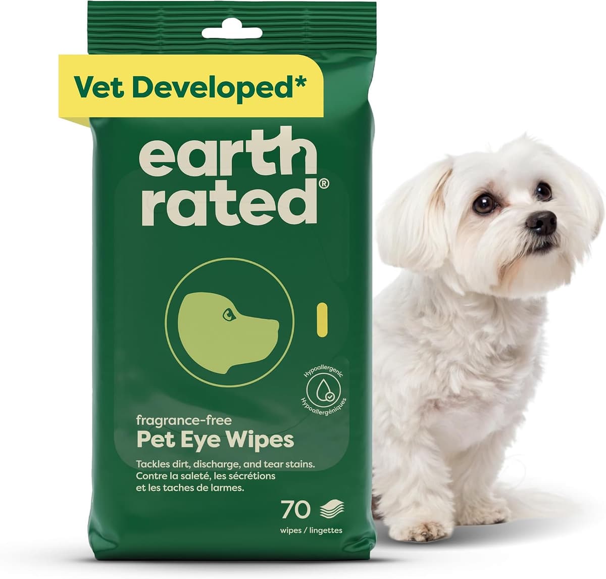 Hypoallergenic Pet Eye Wipes