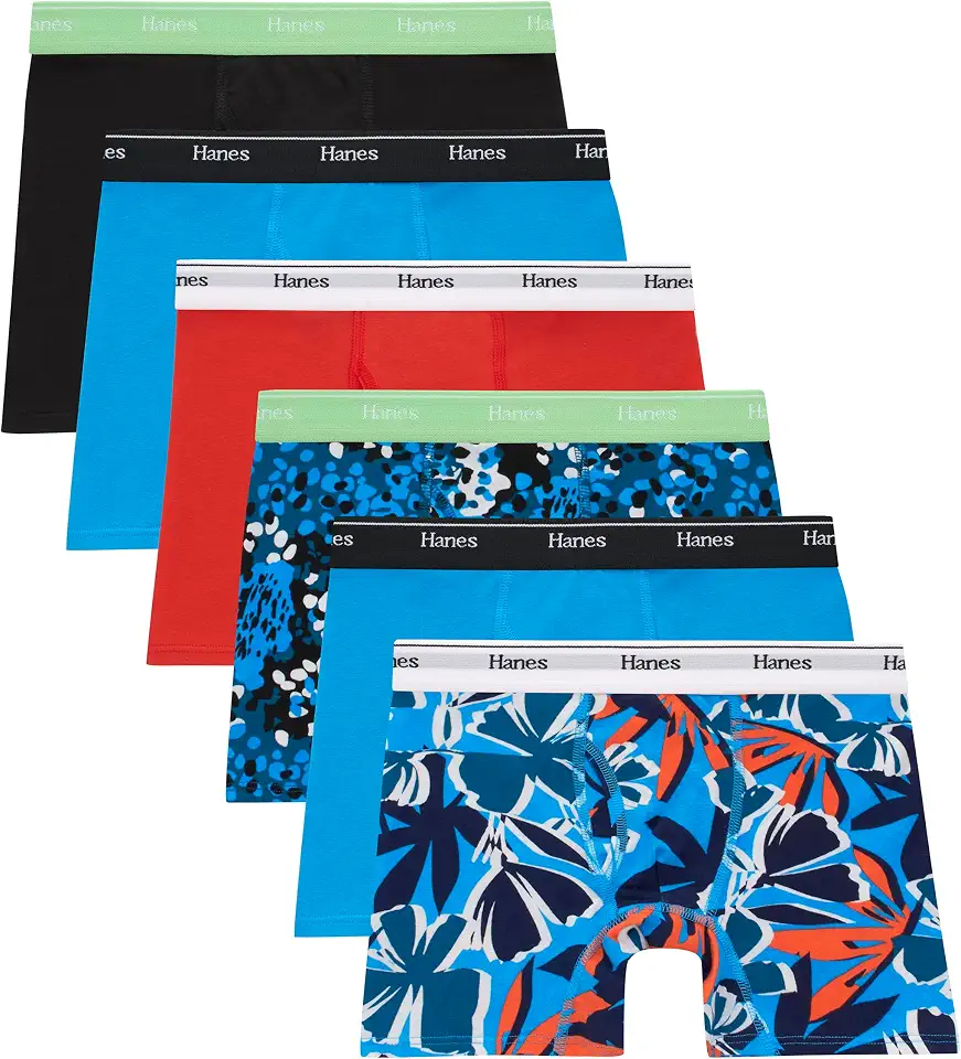 Boys' Originals Boxer Briefs 6-Pack