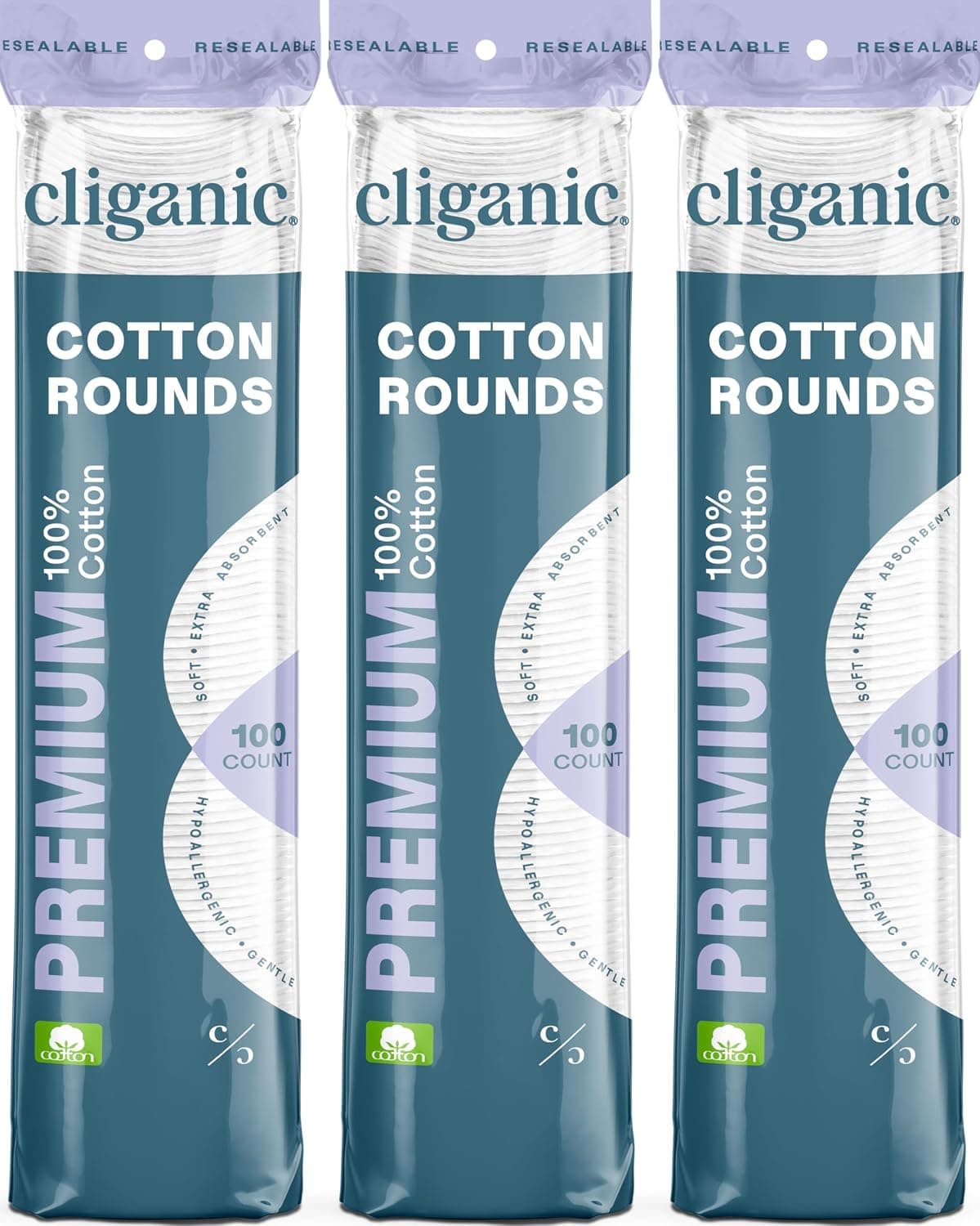 Pure Cotton Makeup Remover Pads
