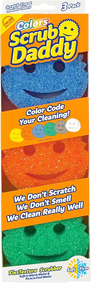 Scratch-Free Color Sponges, 3 Count