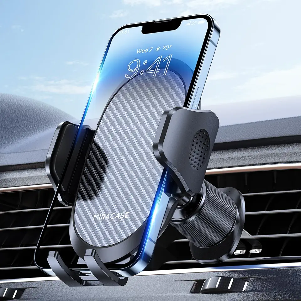 Car Phone Holders with Metal Hook Clip
