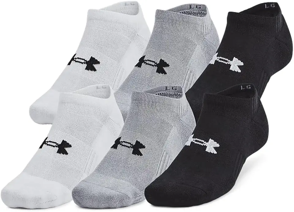 Training Cotton No Show Socks (6 Pairs)
