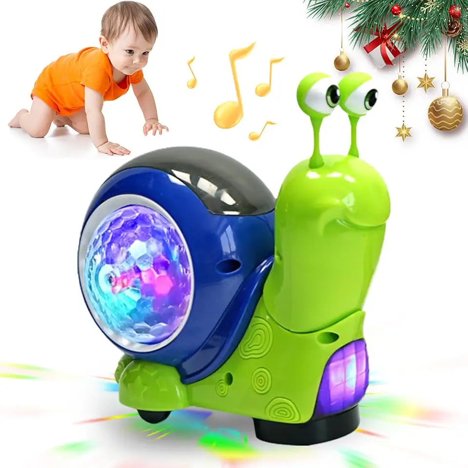 Electric Luminous Snail Toy