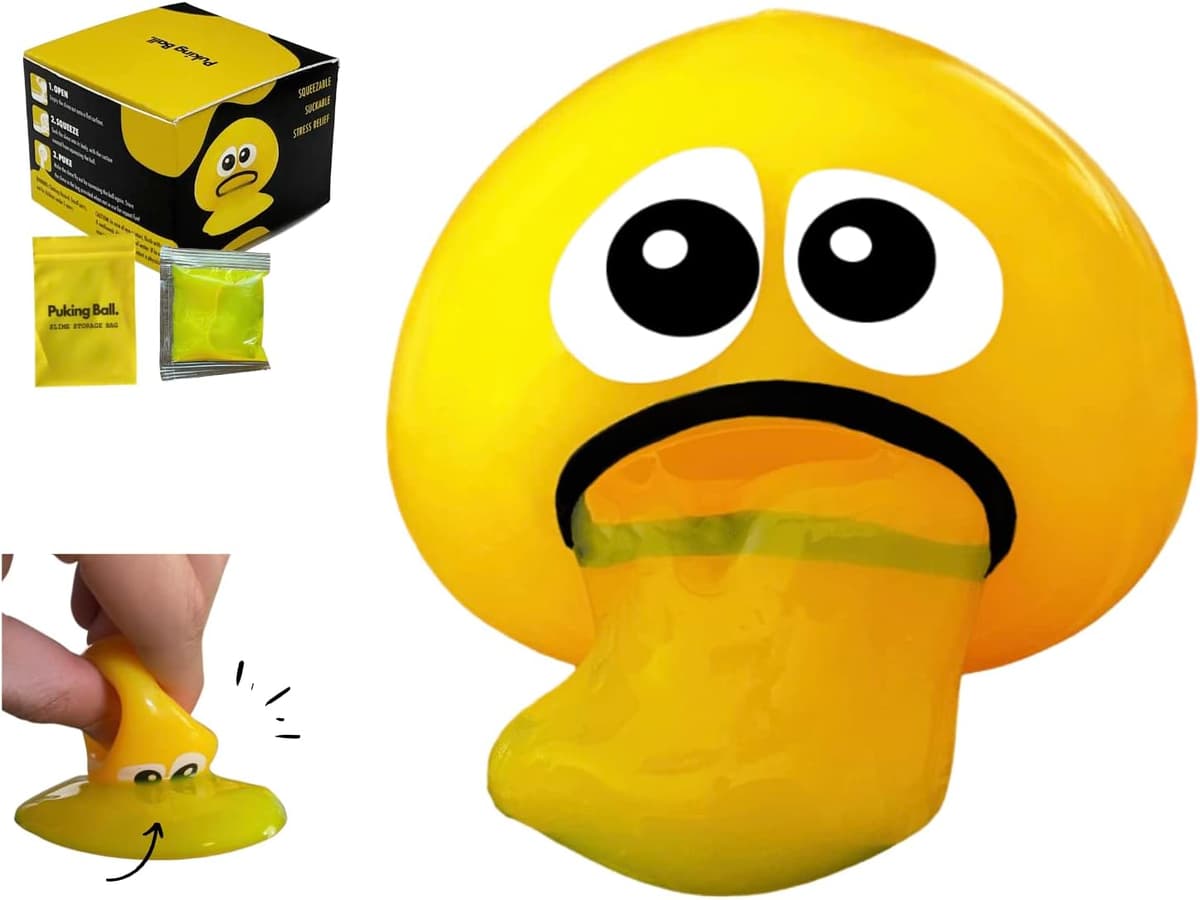 Patented Puking Ball Fidget Toy