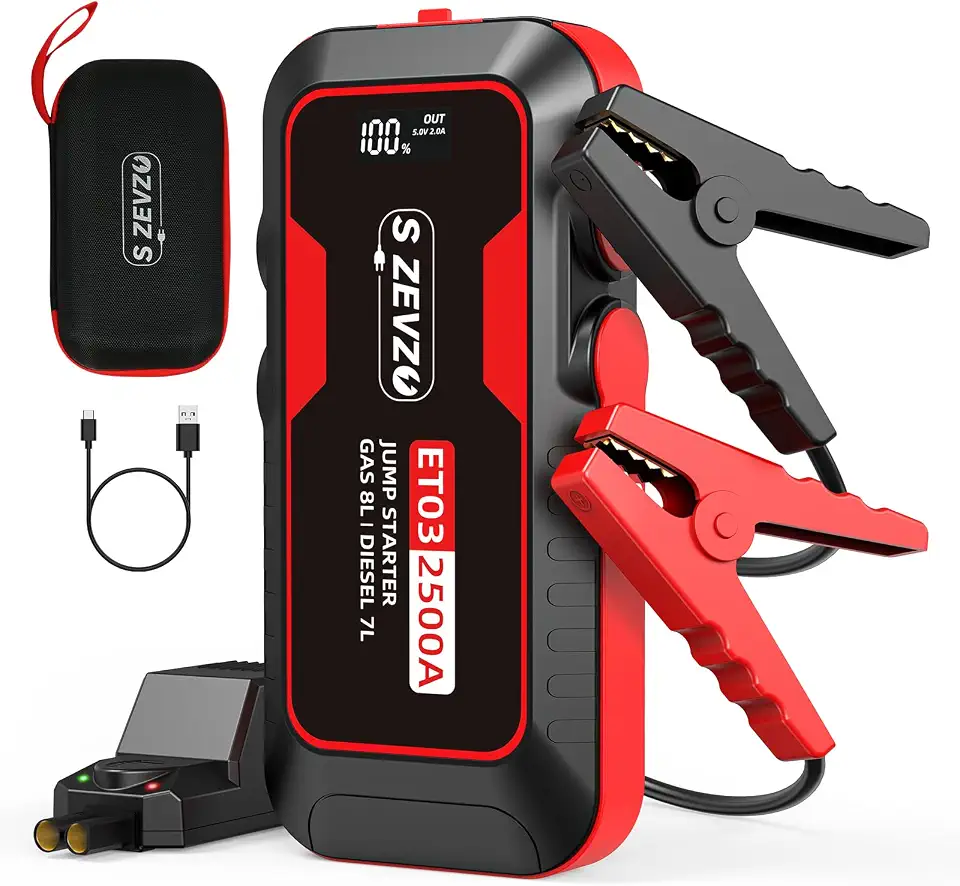 2500A Car Jump Starter