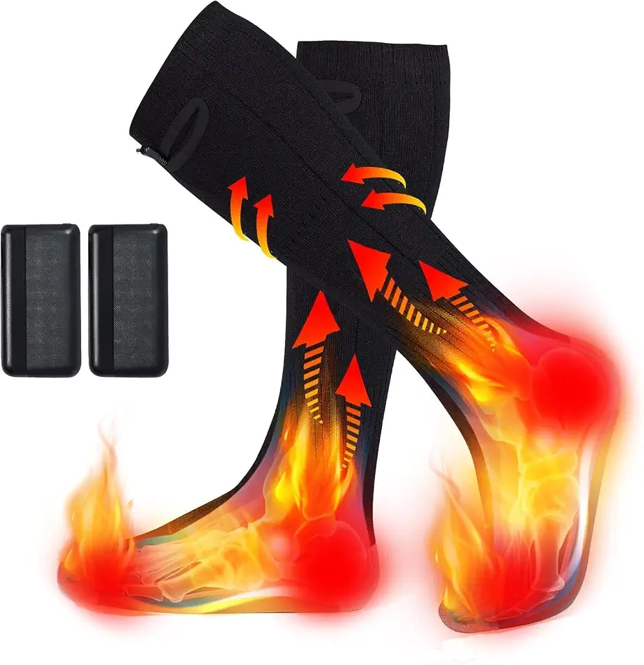 Heated Socks with Rechargeable Battery