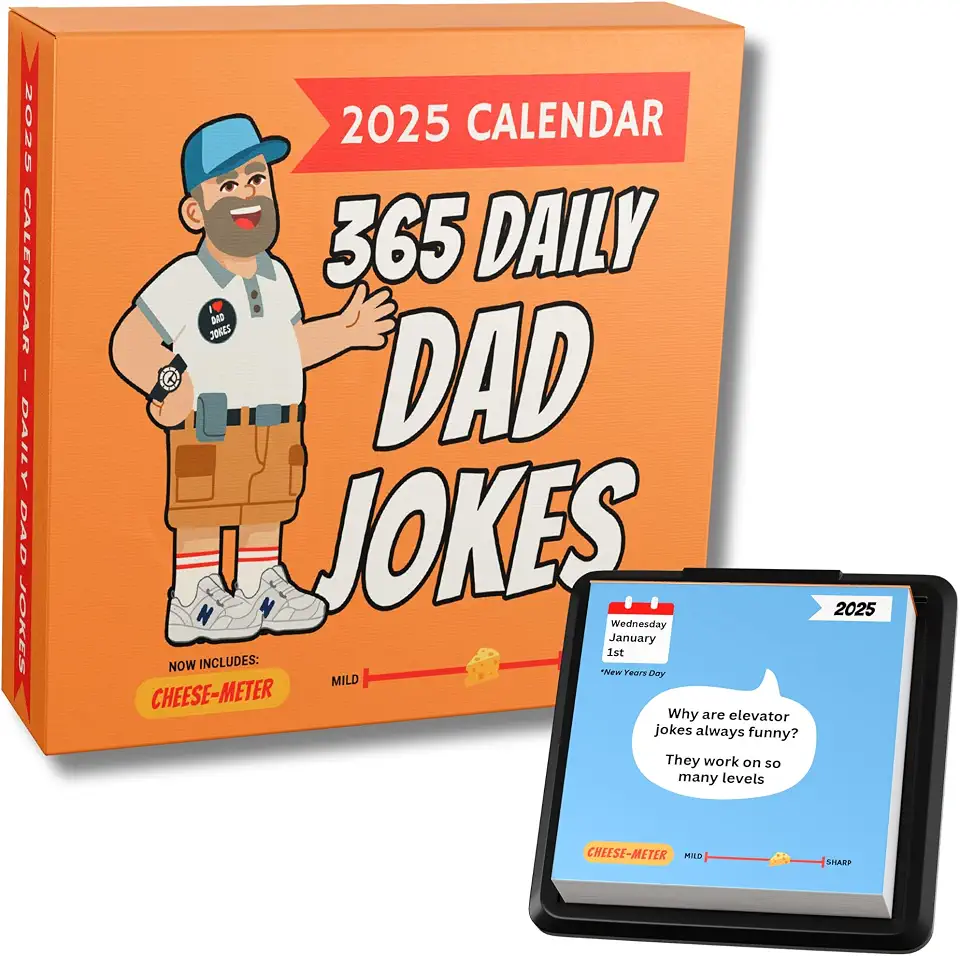 Dad Joke Desk Calendar 2025