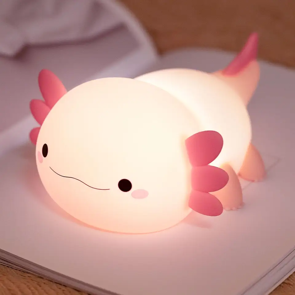 Rechargeable Axolotl Night Light