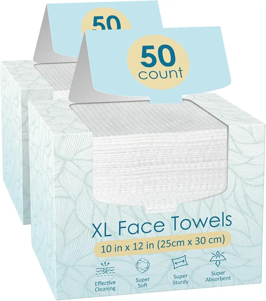 XL Disposable Face Towels