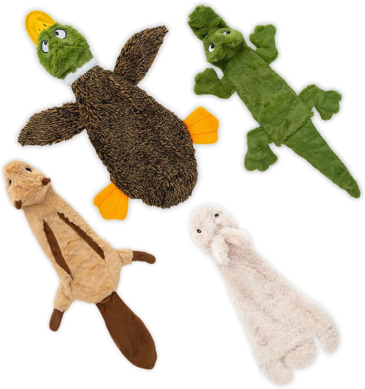 Soft Squeaky Dog Toy Set