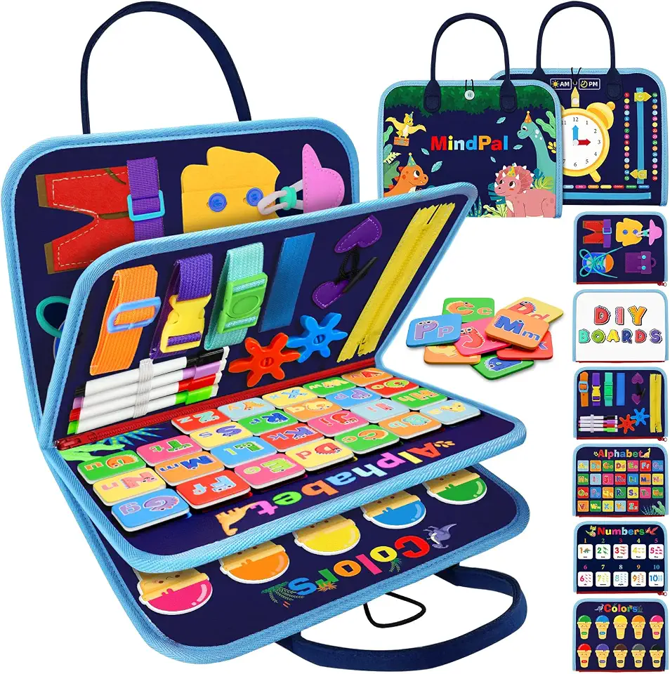 Montessori Busy Board for 3+ Year Olds