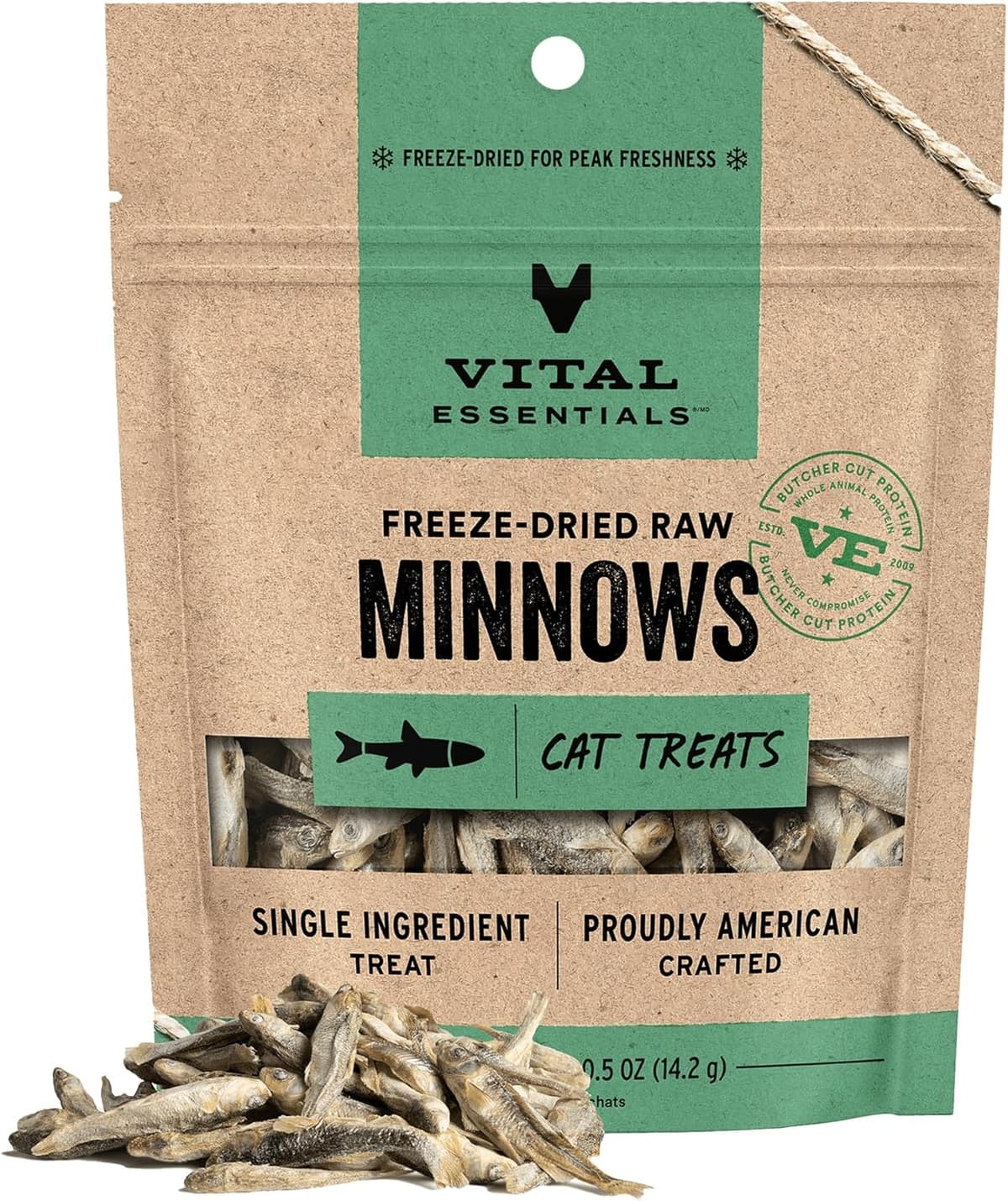 Freeze Dried Raw Cat Minnows Treats