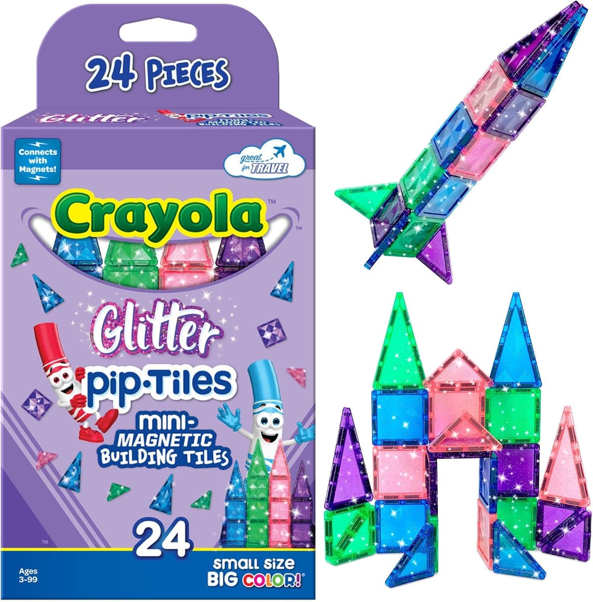 Mini Magnetic PIP-Tiles Building Set