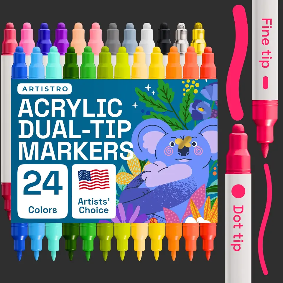 24 Acrylic Paint Pens