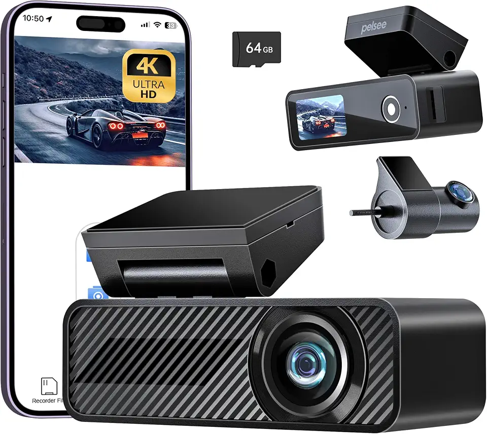 4K+1080P Dual Dash Cam