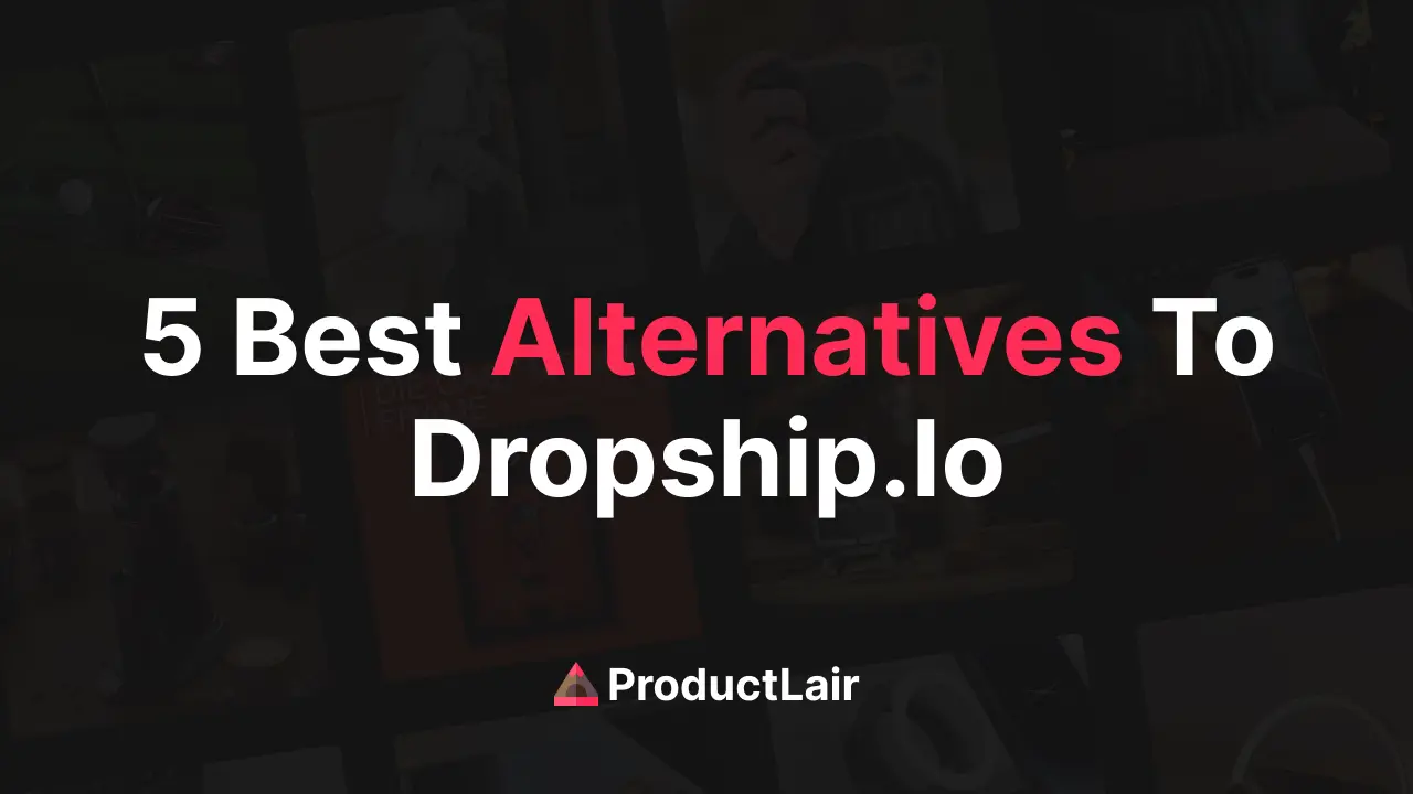 Top alternatives to Dropship.io showing product research dashboards and winning product features