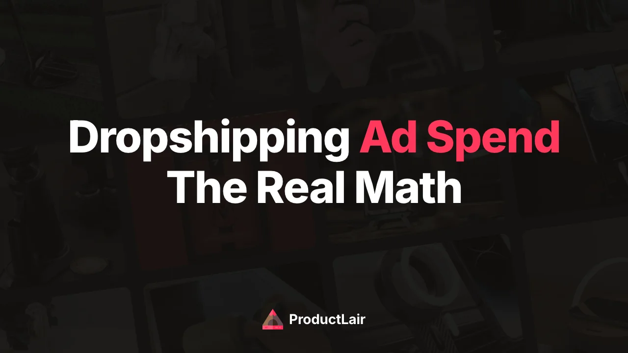 Data analysis showing dropshipping ad spend calculations across 211 products and 6 margin tiers