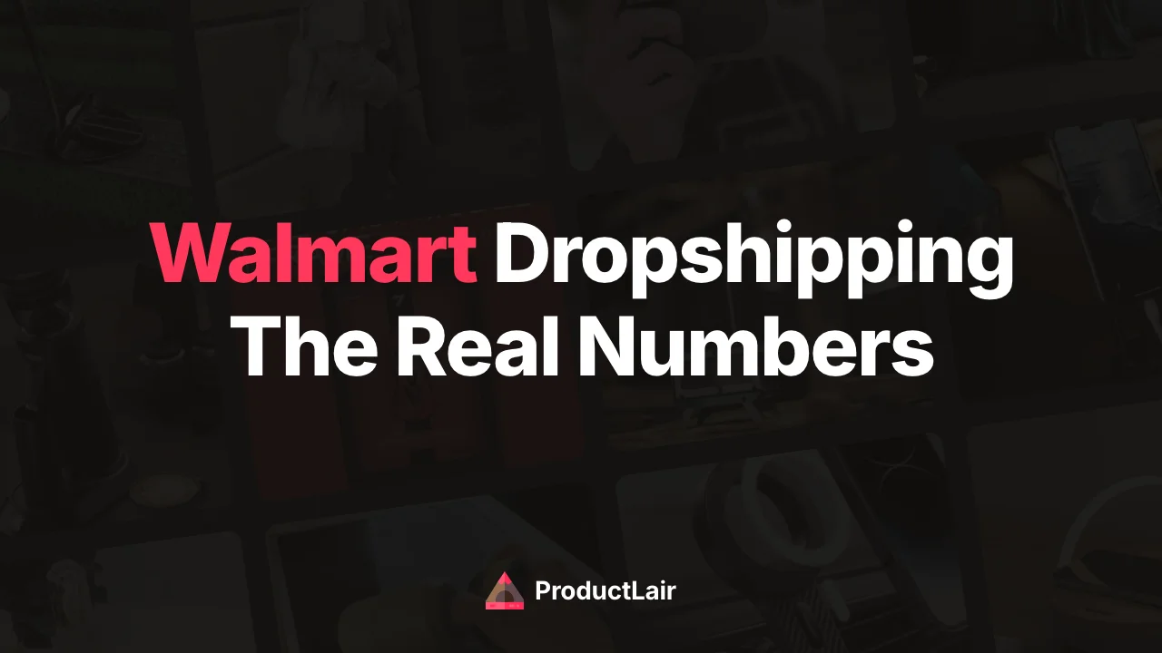 ProductLair analysis of Walmart Marketplace dropshipping viability across 5,943 scored products
